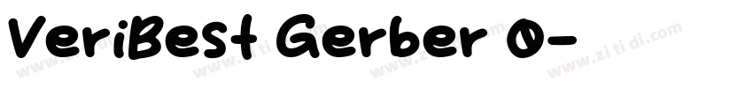 VeriBest Gerber 0字体转换